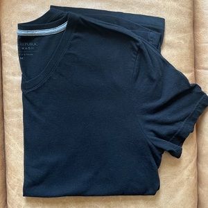 Mens Banana Republic Soft Wash V-Neck T Shirt M